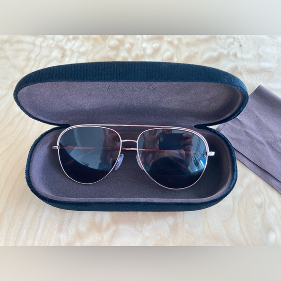 Alex Perry Aviator Rose-Gold Sunglasses - Picture 10 of 11